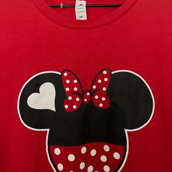 Minnie Mouse Red Graphic T-Shirt - Picture 2 of 3